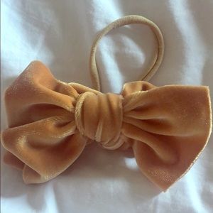 Stevie Js Gold Velvet Bow on Nylon 🎀🌟